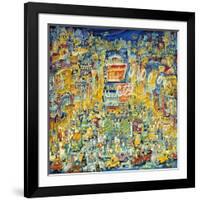 New York Times Square-Bill Bell-Framed Giclee Print