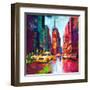 New York Times Square-Renate Holzner-Framed Art Print