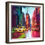 New York Times Square-Renate Holzner-Framed Art Print