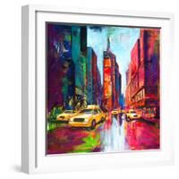 New York Times Square-Renate Holzner-Framed Art Print