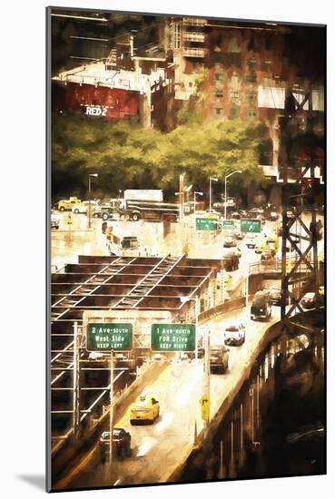 New York Traffic-Philippe Hugonnard-Mounted Giclee Print