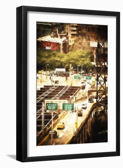 New York Traffic-Philippe Hugonnard-Framed Premium Giclee Print