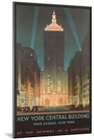 New York Travel Poster-null-Mounted Art Print