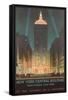 New York Travel Poster-null-Framed Stretched Canvas