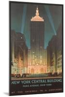 New York Travel Poster-null-Mounted Art Print