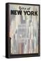 New York Travel Poster-null-Framed Stretched Canvas