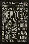 NEW YORK TYPE-null-Lamina Framed Poster