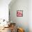 New York Typographical Abstract-jorgenmac-Framed Stretched Canvas displayed on a wall