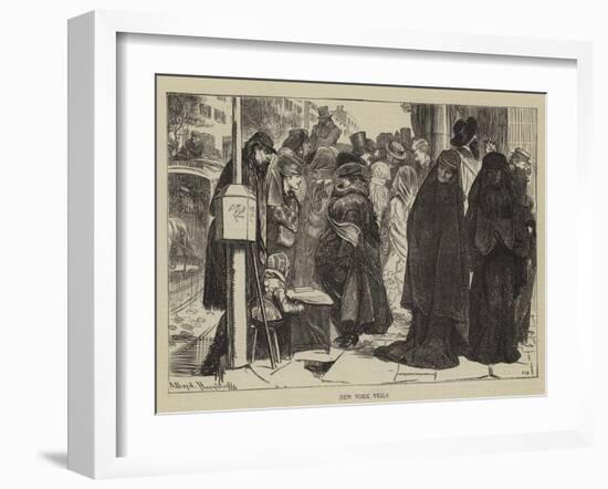 New York Veils-Arthur Boyd Houghton-Framed Giclee Print