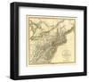 New York, Vermont, New Hampshire, c.1806-John Cary-Framed Art Print