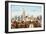 New York View - In the Style of Oil Painting-Philippe Hugonnard-Framed Giclee Print