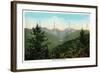 New York - View of Mt. Marcy, Saddleback, Sawtooth, and the Gothic Mts. - Adirondack Mts, NY-Lantern Press-Framed Art Print