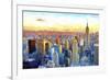 New York View-Philippe Hugonnard-Framed Giclee Print