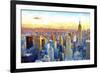 New York View-Philippe Hugonnard-Framed Giclee Print