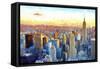 New York View-Philippe Hugonnard-Framed Stretched Canvas