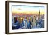 New York View-Philippe Hugonnard-Framed Giclee Print