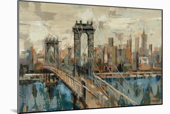 New York View-Silvia Vassileva-Mounted Premium Giclee Print