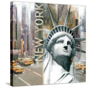 New York VII-John Clarke-Stretched Canvas