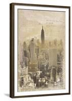 New York Vintage-Tom Frazier-Framed Giclee Print