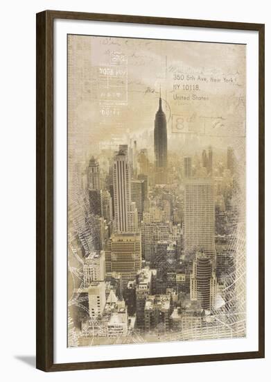 New York Vintage-Tom Frazier-Framed Giclee Print