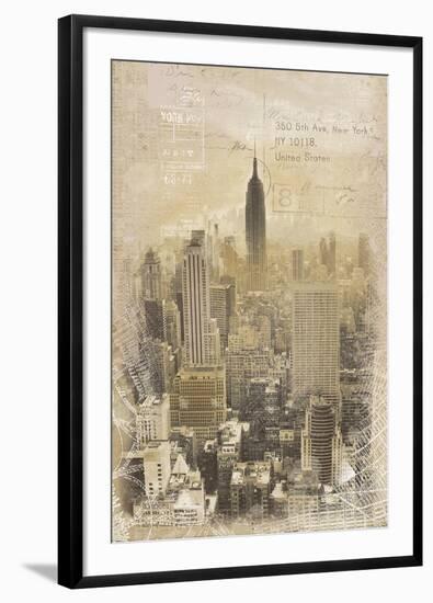 New York Vintage-Tom Frazier-Framed Giclee Print