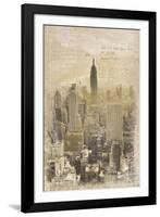 New York Vintage-Tom Frazier-Framed Giclee Print