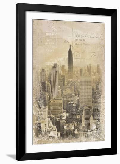 New York Vintage-Tom Frazier-Framed Giclee Print