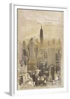 New York Vintage-Tom Frazier-Framed Giclee Print