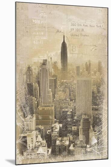 New York Vintage-Tom Frazier-Mounted Giclee Print