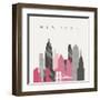 New York Vista-Kristine Hegre-Framed Giclee Print