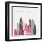 New York Vista-Kristine Hegre-Framed Giclee Print