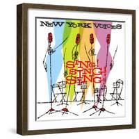 New York Voices - Sing! Sing! Sing!-null-Framed Art Print
