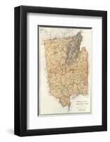 New York: Warren, Saratoga, Washington Counties, c.1895-Joseph Rudolf Bien-Framed Art Print