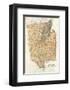 New York: Warren, Saratoga, Washington Counties, c.1895-Joseph Rudolf Bien-Framed Art Print