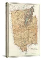New York: Warren, Saratoga, Washington Counties, c.1895-Joseph Rudolf Bien-Stretched Canvas