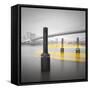 New York Water Taxi-Moises Levy-Framed Stretched Canvas