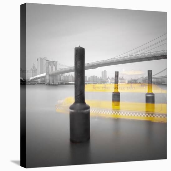 New York Water Taxi-Moises Levy-Stretched Canvas