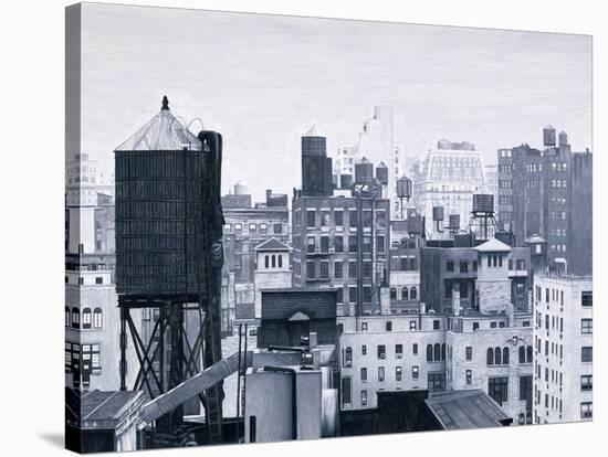 New York Water Towers, 2002-Max Ferguson-Stretched Canvas