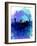 New York Watercolor Skyline 2-NaxArt-Framed Art Print