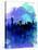 New York Watercolor Skyline 2-NaxArt-Stretched Canvas