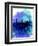 New York Watercolor Skyline 2-NaxArt-Framed Art Print