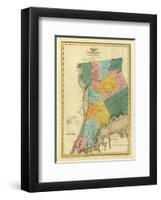 New York, Westchester County, c.1829-David H^ Burr-Framed Art Print