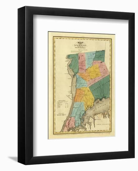 New York, Westchester County, c.1829-David H^ Burr-Framed Art Print