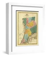 New York, Westchester County, c.1829-David H^ Burr-Framed Art Print