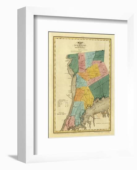 New York, Westchester County, c.1829-David H^ Burr-Framed Art Print