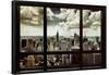 New York Window-null-Framed Poster
