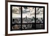 New York Window-Steve Kelley-Framed Art Print