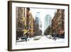 New York Winter Day-Philippe Hugonnard-Framed Giclee Print