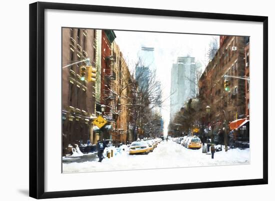 New York Winter Day-Philippe Hugonnard-Framed Giclee Print