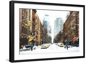 New York Winter Day-Philippe Hugonnard-Framed Giclee Print